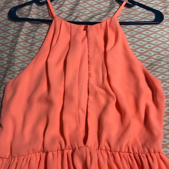 Coral Summer Dress - Picture 4 of 6